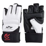 MAR-035A | WT Approved Black & White Taekwondo Gloves - Small Accessories