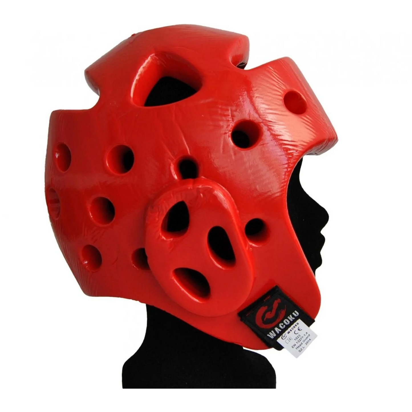 MAR-036A | WT Approved Red Taekwondo Head Guard - Head Guard