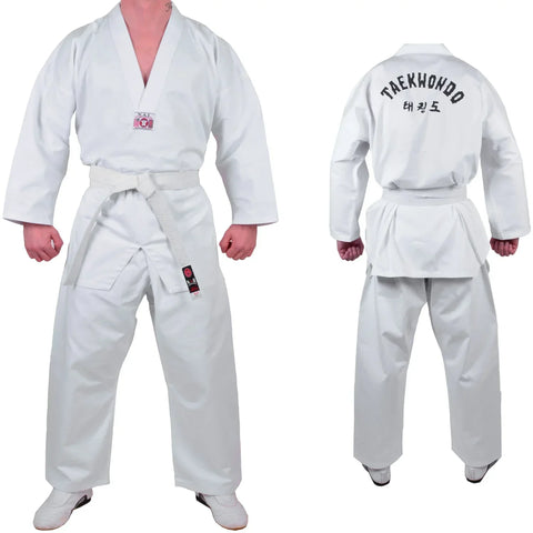 MAR-038A | WT Taekwondo Student Uniform for Students + FREE BELT - Uniforms