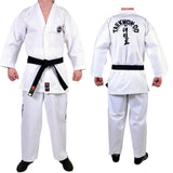 MAR-039 | White ITF Taekwondo Student Uniform + FREE BELT - Uniforms
