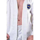 MAR-039 | White ITF Taekwondo Student Uniform + FREE BELT - Uniforms