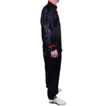 MAR-046B | Black Kung-Fu Wushu Uniform w/ Red Piping - Uniforms