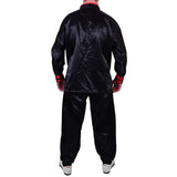 MAR-046B | Black Kung-Fu Wushu Uniform w/ Red Piping - Uniforms