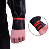 MAR-046B | Black Kung-Fu Wushu Uniform w/ Red Piping - Uniforms