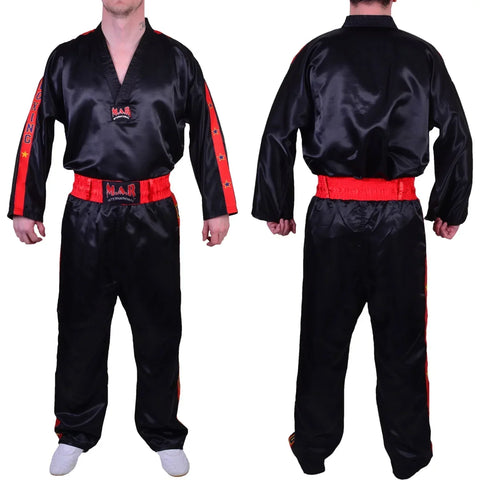 MAR-056 | Black Kickboxing Training & Competition Uniform - Uniforms