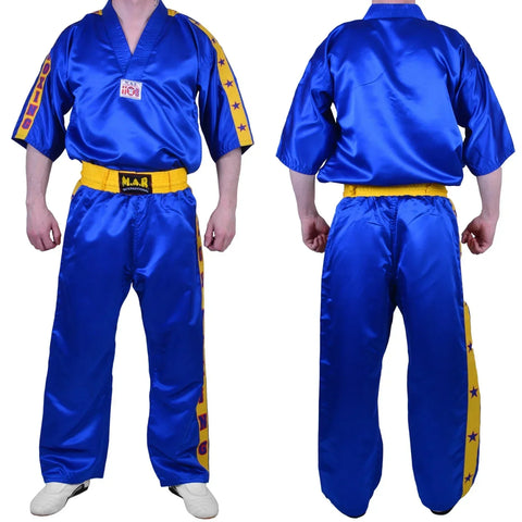 MAR-058 | Blue Kickboxing Training & Competition Uniform - Uniforms