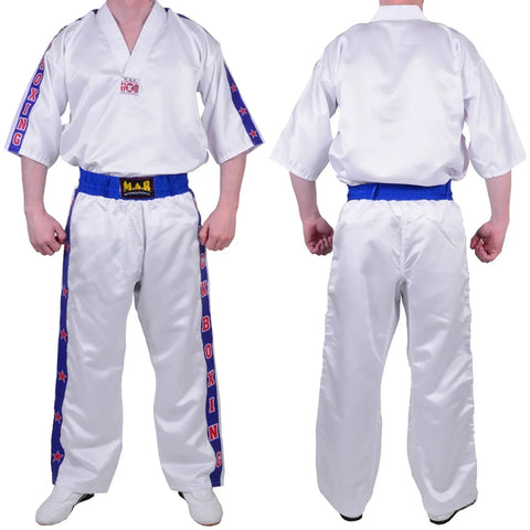 MAR-059 | White Kickboxing Training & Competition Uniform - Uniforms