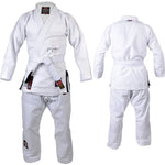 MAR-062B | White Brazilian Jiu-Jitsu Uniform - 480gsm - Uniforms