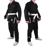 MAR-063B | Black Brazilian Jiu-Jitsu Uniform - 480gsm - Uniforms