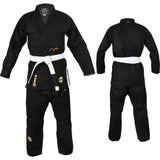 MAR-063B | Black Brazilian Jiu-Jitsu Uniform - 480gsm - Uniforms