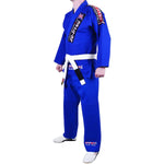 MAR-067 | Blue Designer Jiu-Jitsu Training & Competition Uniform - Uniforms