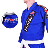 MAR-067 | Blue Designer Jiu-Jitsu Training & Competition Uniform - Uniforms