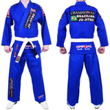 MAR-067 | Blue Designer Jiu-Jitsu Training & Competition Uniform - Uniforms