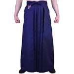 MAR-073B | Traditional Blue Aikido Hakama - Uniforms