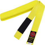 MAR-082 | Brazilian Jiu-Jitsu Ranking Belts Size M0 to M4 (Child Sizes) - Yellow (C) / M0 / Wholesale - Belts