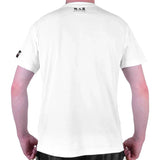 MAR-084B | White Round-Neck Boxing T-Shirt - T-Shirts