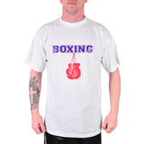 MAR-084F | White Round-Neck Boxing T-Shirt (OD) - T-Shirts