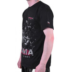 MAR-084G | Black Round-Neck MMA T-Shirt - T-Shirts