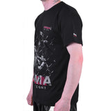 MAR-084G | Black Round-Neck MMA T-Shirt - T-Shirts