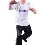 MAR-084I | White Round-Neck Judo T-Shirt (OD) - T-Shirts
