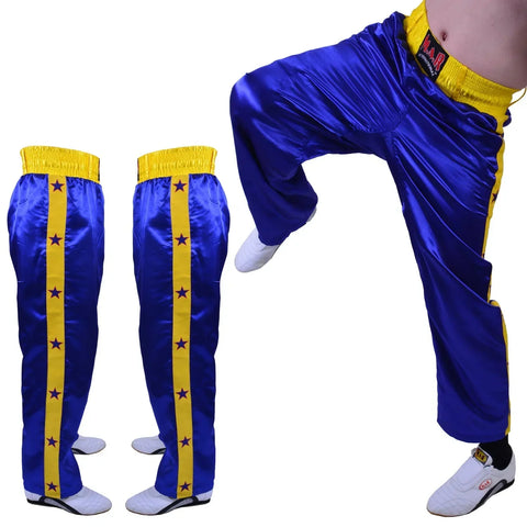 MAR-086C | Blue Stripe Freestyle Trouser w/ Stars - Trousers