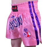 MAR-091G | Pink Kickboxing & Thai Boxing Shorts - Shorts