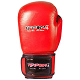 MAR-106A | Red IPPON Genuine Cowhide Leather Boxing Gloves - Gloves