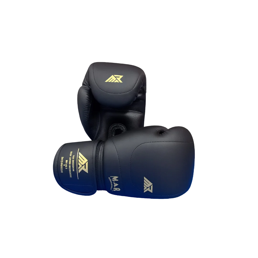 MAR-112D | Black Boxing & Kickboxing Gloves - Gloves
