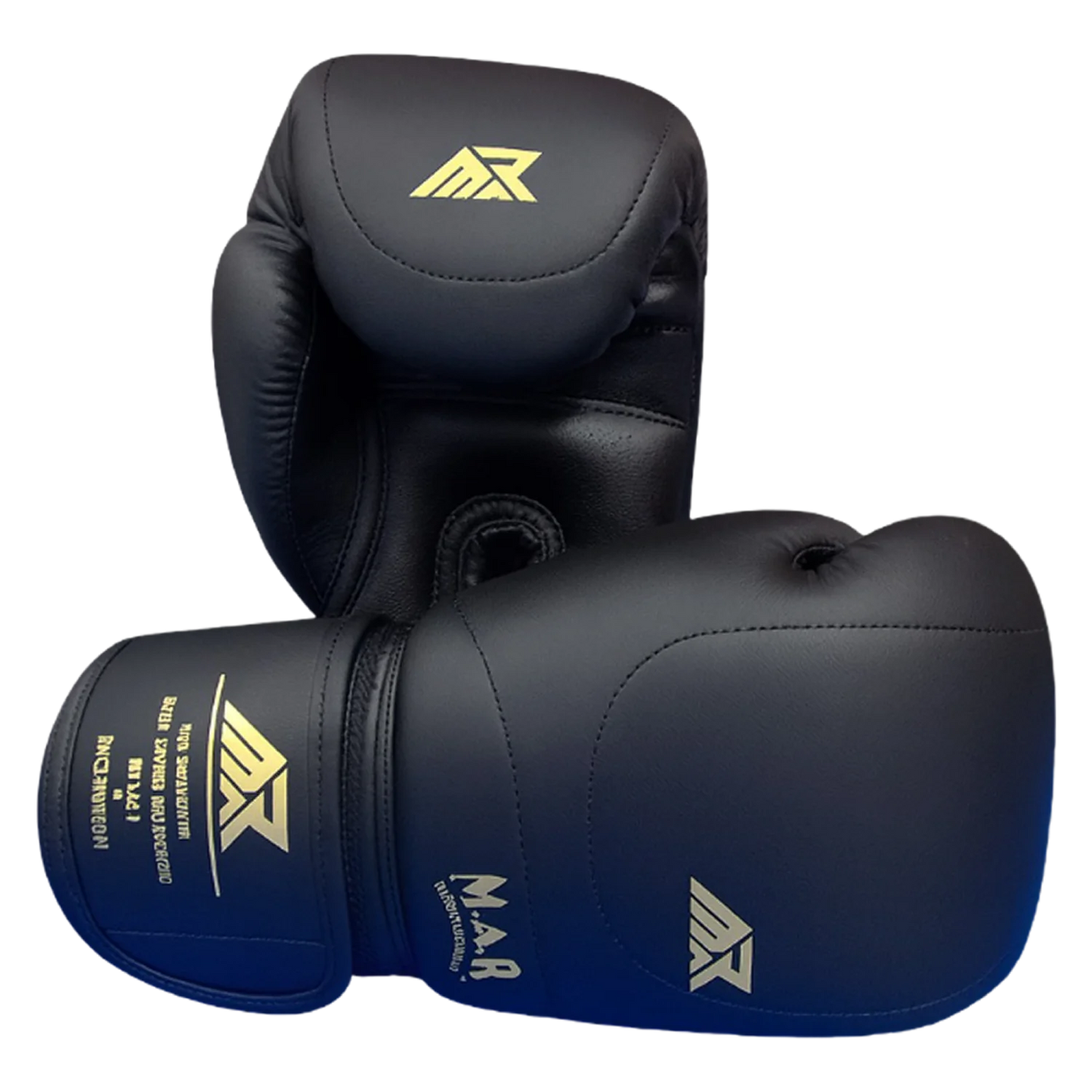 MAR-112D | Black Boxing & Kickboxing Gloves - Gloves