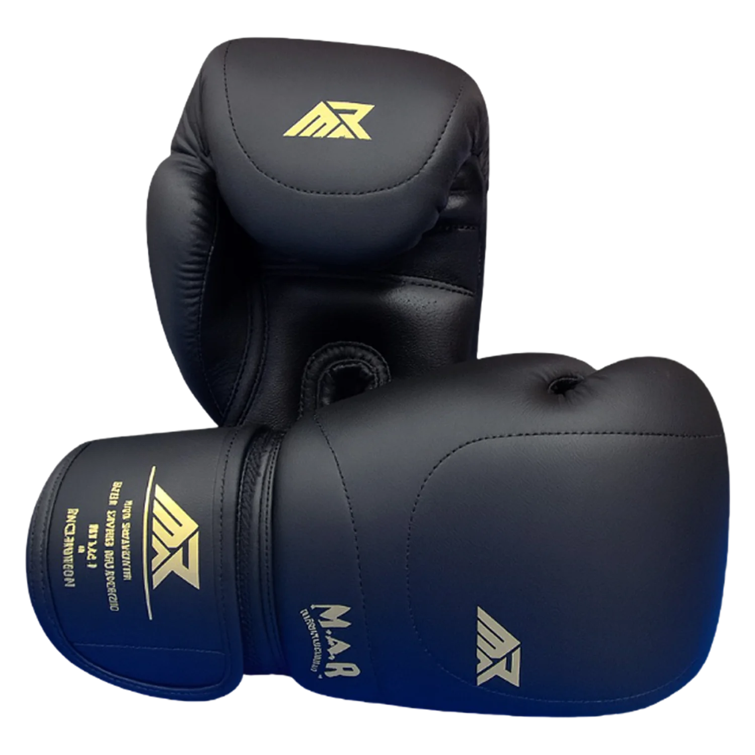 MAR-112D | Black Boxing & Kickboxing Gloves - Gloves