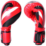 MAR-118D | Red & Black Tiger Print Boxing & Kickboxing Gloves - Gloves
