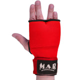 MAR-119B | Red Hand Wrap Mitts w/ Padded Knuckles - Small Accessories