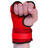 MAR-119B | Red Hand Wrap Mitts w/ Padded Knuckles - Small Accessories