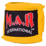 MAR-121E | Yellow Elasticated Boxing & Martial Arts Hand Wraps - Small Accessories