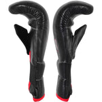 MAR-137 | Black Double Ribbed Bag Gloves For Pro Training - Gloves
