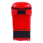 MAR-141C | Red Karate Gloves w/ Moulded Padding - Compact Gloves