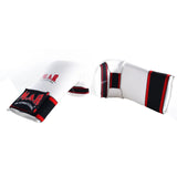 MAR-141D | White Karate Gloves w/ Moulded Padding - Compact Gloves
