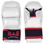 MAR-145A | White Open Palmed Wuku Mitts - Compact Gloves