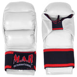 MAR-145A | White Open Palmed Wuku Mitts - Compact Gloves