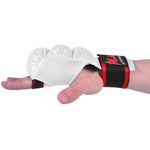 MAR-145A | White Open Palmed Wuku Mitts - Compact Gloves