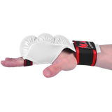 MAR-145A | White Open Palmed Wuku Mitts - Compact Gloves