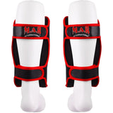 MAR-153B | Multilayered Black Shin Guards - Pads