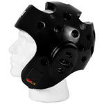 MAR-160B | Black Dipped Foam Martial Arts Head Guard - Head Guard
