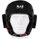MAR-160B | Black Dipped Foam Martial Arts Head Guard - Head Guard