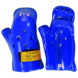 MAR-161C | Blue Dipped Foam Martial Arts Punching Gloves - Gloves