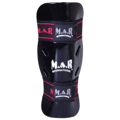 MAR-162B | Black Dipped Foam Martial Arts Shin Guard - Pads