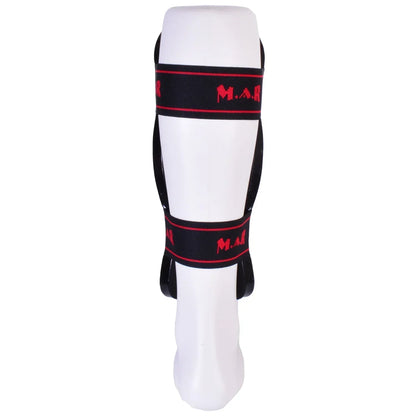 MAR-162B | Black Dipped Foam Martial Arts Shin Guard - Pads
