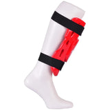 MAR-166A | Red Dipped Foam Double Layer Shin Guard - Pads