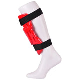 MAR-166A | Red Dipped Foam Double Layer Shin Guard - Pads
