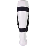 MAR-166B | Black Dipped Foam Double Layer Shin Guard - Pads
